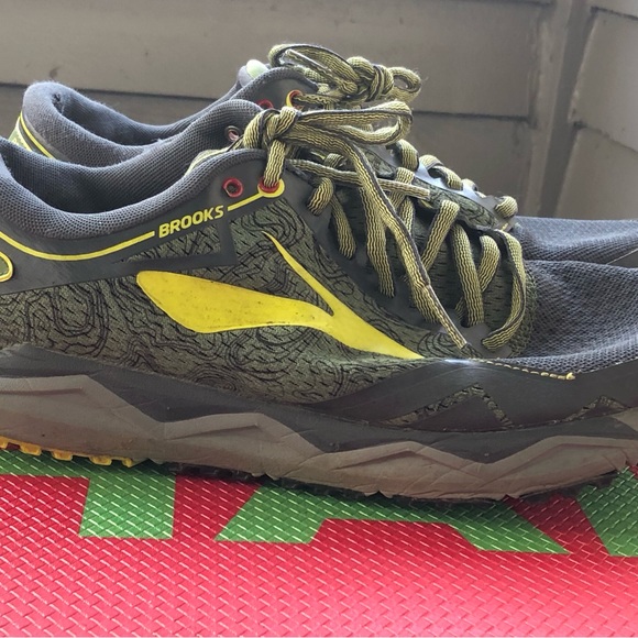 Brooks 1102721D310 Appalachian Men’s Grey Lime Athletic Runing Shoes Size 12D - Picture 2 of 11